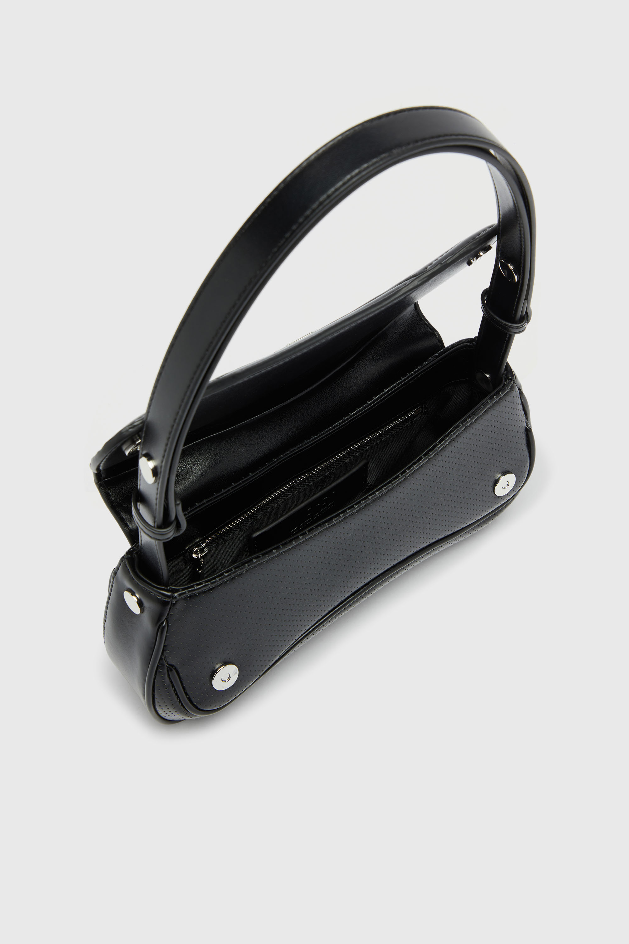 Diesel - PLAY CLUTCH, Woman's Play - Clutch in perforated and quilted PU in Black - 3