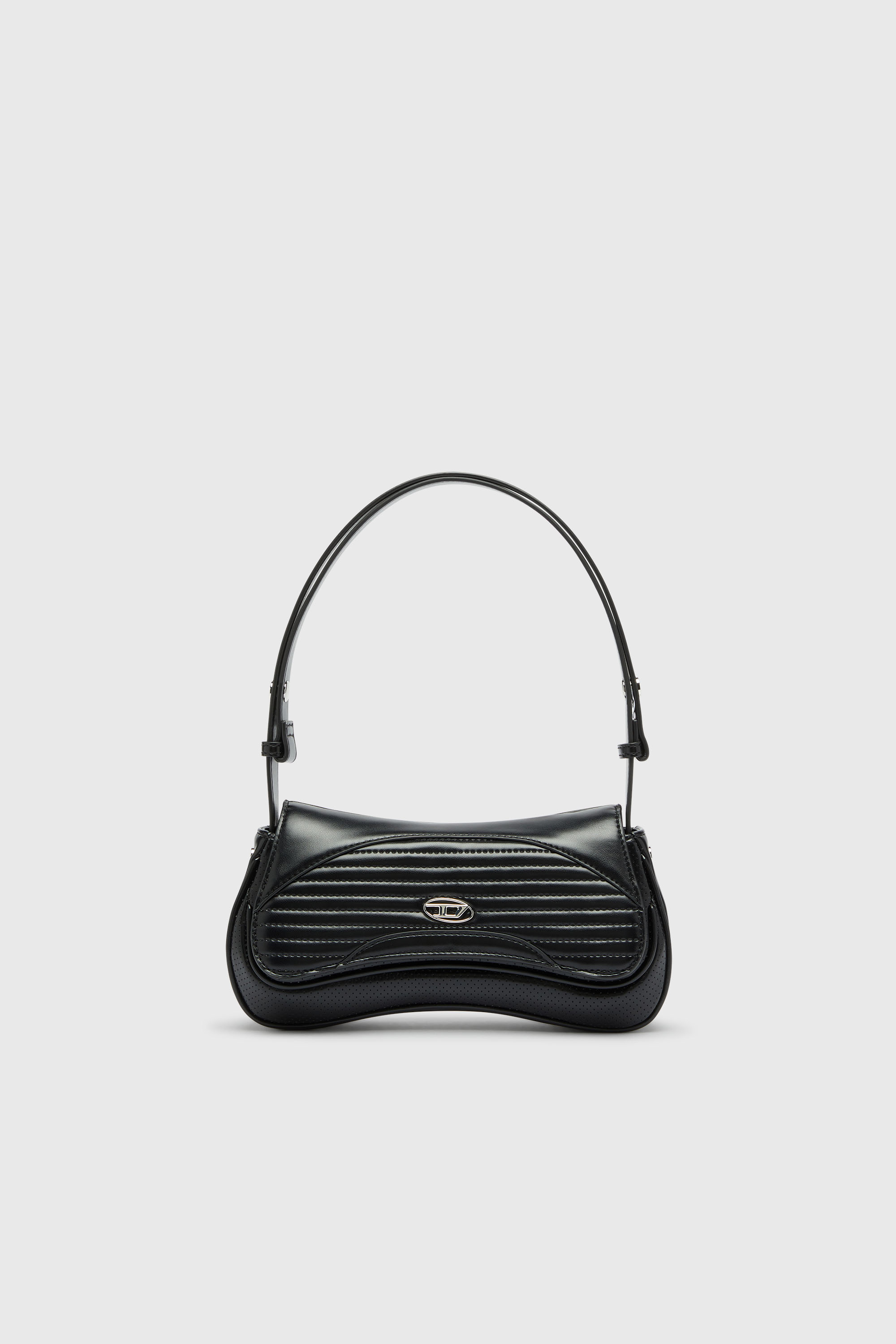Diesel - PLAY CLUTCH, Woman's Play - Clutch in perforated and quilted PU in Black - 1
